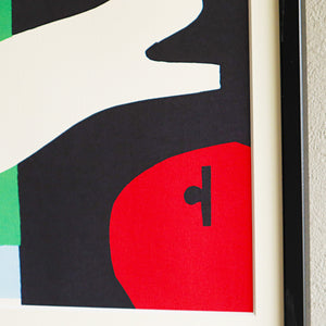 アンリ・マティス 版画集『ジャズ』「水槽を泳ぐ女性」アートポスター（フレーム付き）絵画・名画［額入り］04