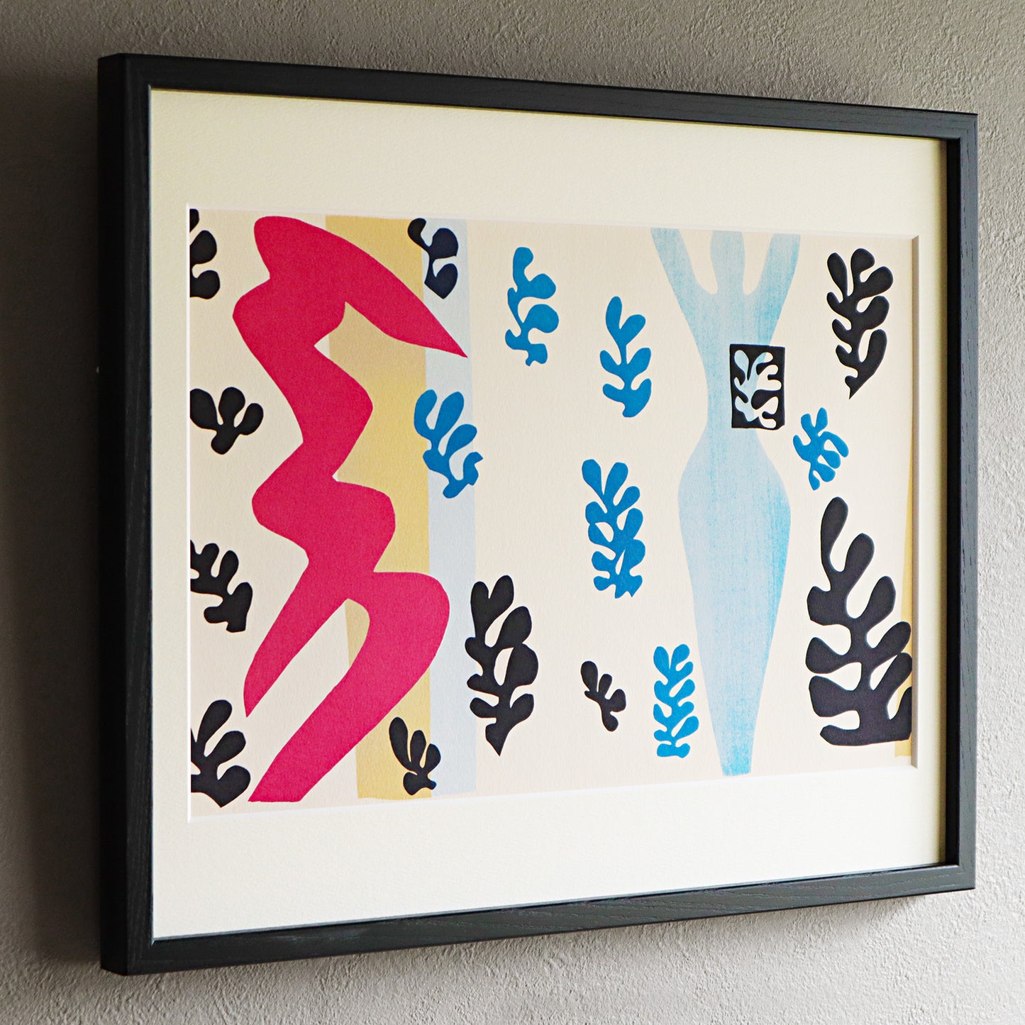 アンリ・マティス 版画集『ジャズ』「ナイフ投げ」アートポスター（フレーム付き） / Henri Matisse “Jazz /The Knife-Thrower” Art Frame