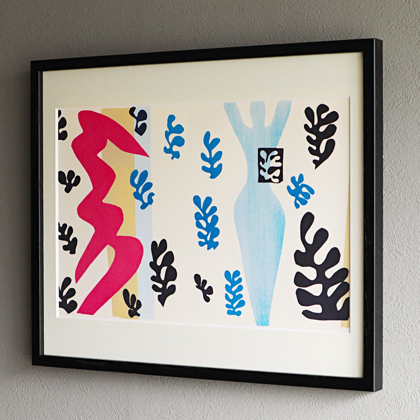 アンリ・マティス 版画集『ジャズ』「ナイフ投げ」アートポスター（フレーム付き） / Henri Matisse “Jazz /The Knife-Thrower” Art Frame