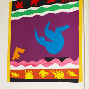 アンリ・マティス 版画集『ジャズ』「トボガン橇」アートポスター（フレーム付き）絵画・名画［額入り］05