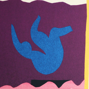 アンリ・マティス 版画集『ジャズ』「トボガン橇」アートポスター（フレーム付き）※縦位置 / Henri Matisse “Jazz /The Toboggan”絵画・名画［額入り］4