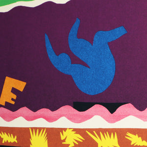 アンリ・マティス 版画集『ジャズ』「トボガン橇」アートポスター（フレーム付き）※縦位置 / Henri Matisse “Jazz /The Toboggan”絵画・名画［額入り］7