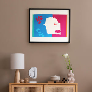 アンリ・マティス 版画集『ジャズ』「﻿﻿狼」アートポスター（フレーム付き）絵画・名画［額入り］00