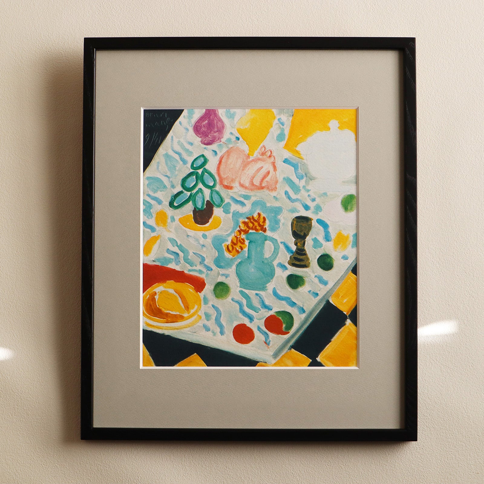 正規品　額装済み henri matisse アンリ・マティス 大判 ポスター アンリ・マティス 「ブルーヌードIV」アートポスター｜モダン