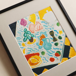 アンリ・マティス 「緑色の大理石のテーブルと静物」アートポスター（フレーム付き） / Henri Matisse “Nature morte à la de marbre vert” 絵画・名画［額入り］4