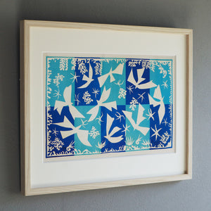 アンリ・マティス 「ポリネシア、空」アートポスター（フレーム付き） /  Henri Matisse “Polynesie, le ciel” 絵画・名画［額入り］2