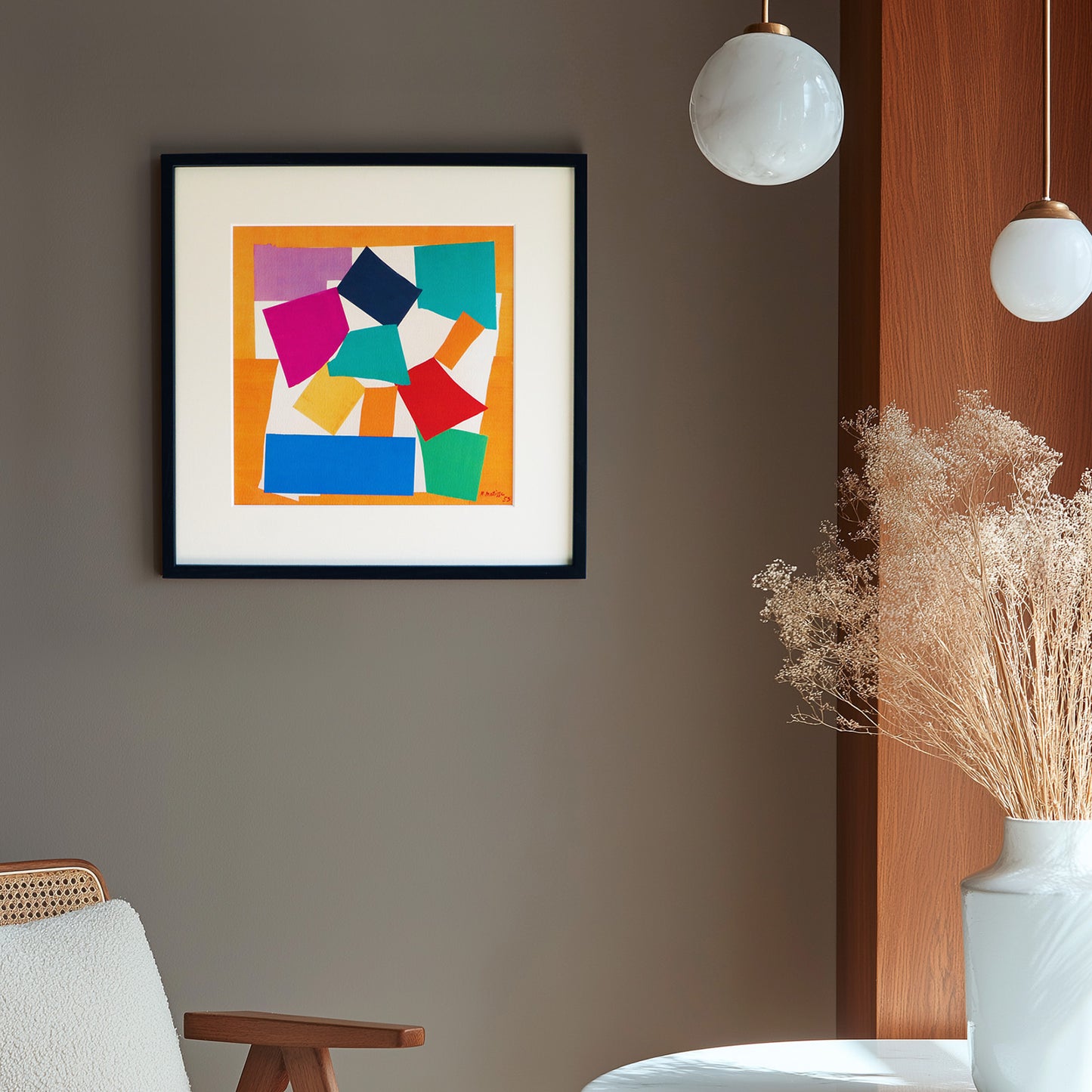 アンリ・マティス 「カタツムリ」アートポスター（フレーム付き） /  Henri Matisse “The Snail” 絵画・名画［額入り］0