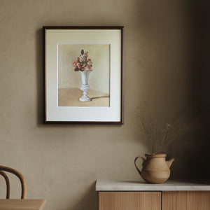 ジョルジョ・モランディ 「花 1950-2」アートポスター（フレーム付き） / Giorgio Morandi “Flower 1950-2” 絵画・名画［額入り］0