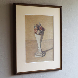 ジョルジョ・モランディ 「花 1953」アートポスター（フレーム付き） / Giorgio Morandi “Flower 1953” 絵画・名画［額入り］2