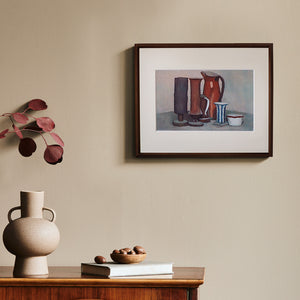 ジョルジョ・モランディ「静物 1946-2」アートポスター（フレーム付き） / Giorgio Morandi “Still Life 1946-2”絵画・名画［額入り］0