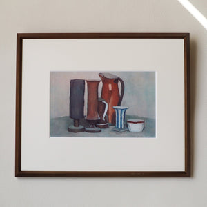 ジョルジョ・モランディ 「静物 1946」アートポスター（フレーム付き）絵画・名画［額入り］1