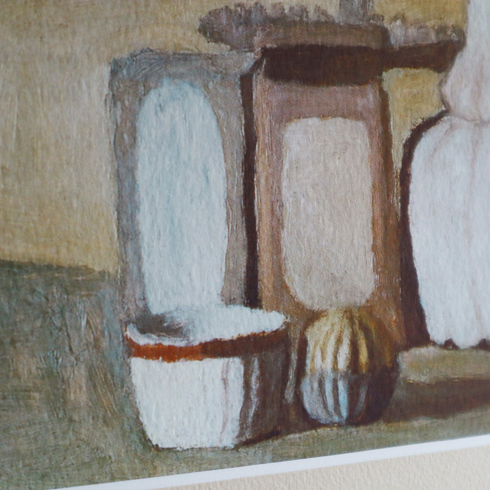 ジョルジョ・モランディ 「静物 1948」アートポスター（フレーム付き） / Giorgio Morandi “Still Life 194 –  HOMU