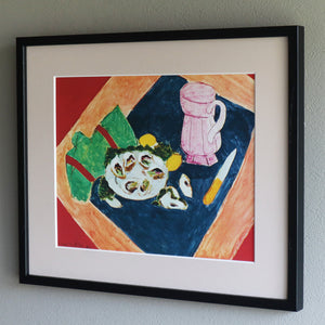 アンリ・マティス 「牡蠣のある静物」アートポスター（フレーム付き） /  Henri Matisse “Still Life with Oysters” 絵画・名画［額入り］3