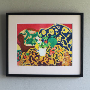 アンリ・マティス 「スペインの静物画」アートポスター（フレーム付き） /  Henri Matisse “Spanish Still Life” 絵画・名画［額入り］1