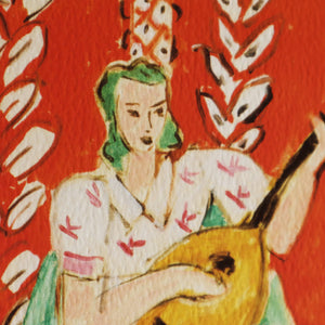 アンリ・マティス 「リュート」アートポスター（フレーム付き） /  Henri Matisse “The lute” 絵画・名画［額入り］4