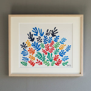 アンリ・マティス 「束」アートポスター（フレーム付き） /  Henri Matisse “The Sheaf” 絵画・名画［額入り］1