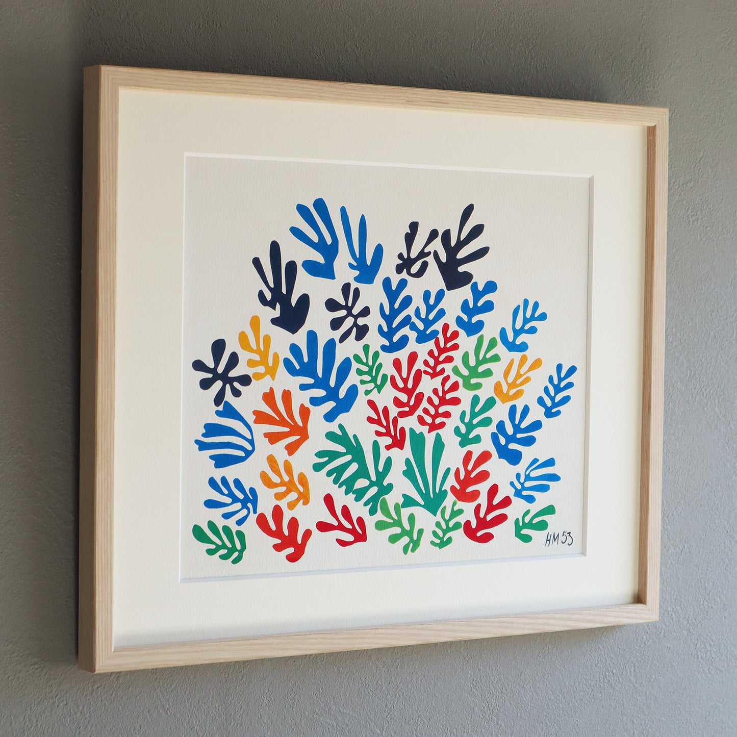 アンリ・マティス 「束」アートポスター（フレーム付き） /  Henri Matisse “The Sheaf” 絵画・名画［額入り］2