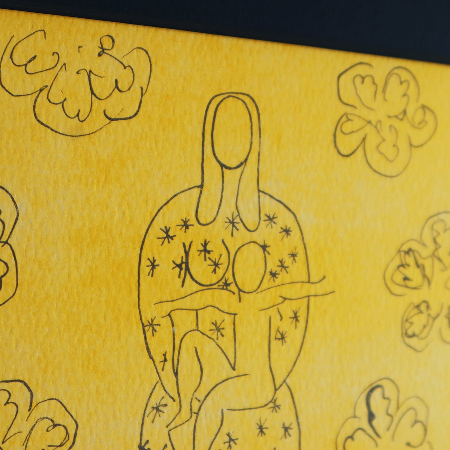 アンリ・マティス 「花飾りの聖母子」アートポスター（フレーム付き） /  Henri Matisse “Vierge et l’enfant au décor fleuri (1949)” 絵画・名画［額入り］4