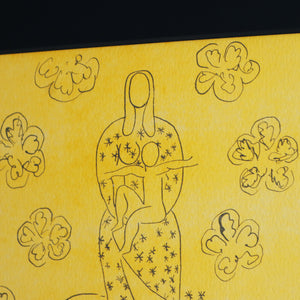 アンリ・マティス 「花飾りの聖母子」アートポスター（フレーム付き） /  Henri Matisse “Vierge et l’enfant au décor fleuri (1949)” 絵画・名画［額入り］6