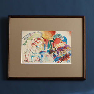 ワシリー・カンディンスキー「あらゆる聖人ための草案」アートポスター（フレーム付き）絵画・名画［額入り］1