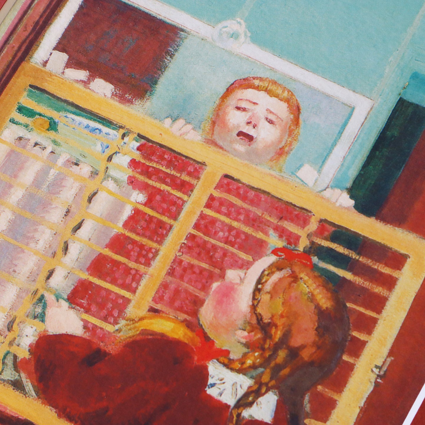 モーリス・ドニ 「柵（囚われのドミ）」アートポスター（フレーム付き） / Maurice Denis “La barrière, dit aussi Domi en prison” Art Frame