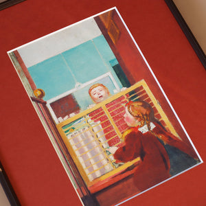 モーリス・ドニ 「柵（囚われのドミ）」アートポスター（ヴィンテージフレーム付き）絵画・名画［額入り］4