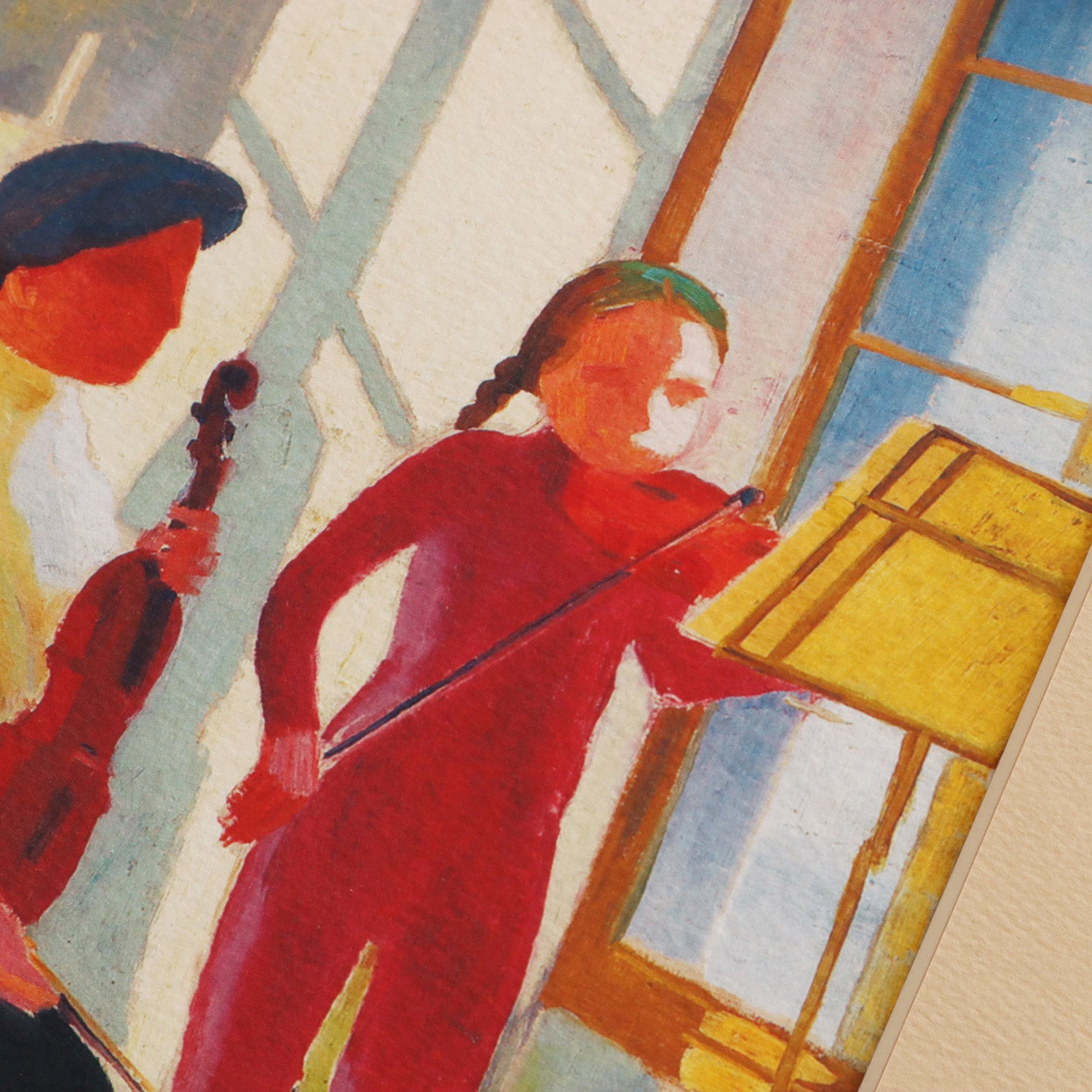 モーリス・ドニ 「バイオリンの稽古」アートポスター（ヴィンテージ 
