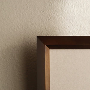 ヴィルヘルム・ハマスホイ 「室内、ストランゲーゼ30番地」アートポスター（フレーム付き） / Vilhelm Hammershøi “Interior from Strandgade 30” 絵画・名画［額入り］