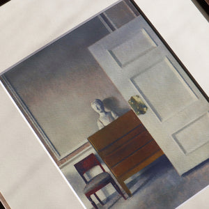 ヴィルヘルム・ハマスホイ 「胸像のある室内」アートポスター（フレーム付き）絵画・名画［額入り］4