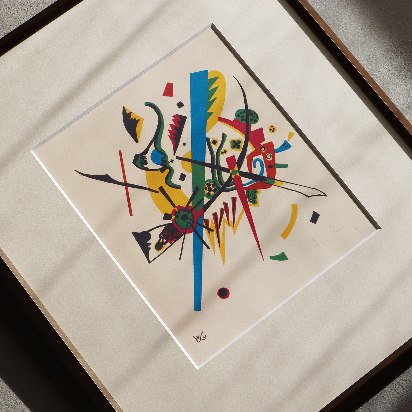 ワシリー・カンディンスキー「小さな世界 I」アートポスター（フレーム付き） /Wassily Kandinsky “Kleine Welten I” Art Frame