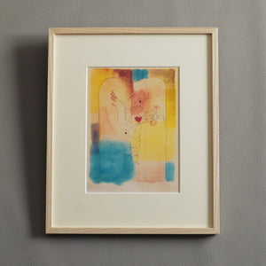 パウル・クレー「朝食を運ぶ天使」アートポスター（フレーム付き）絵画・名画［額入り］1