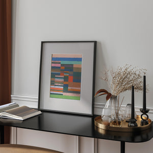 パウル・クレー「地層を個別化する尺度」アートポスター（フレーム付き）絵画・名画［額入り］1-2