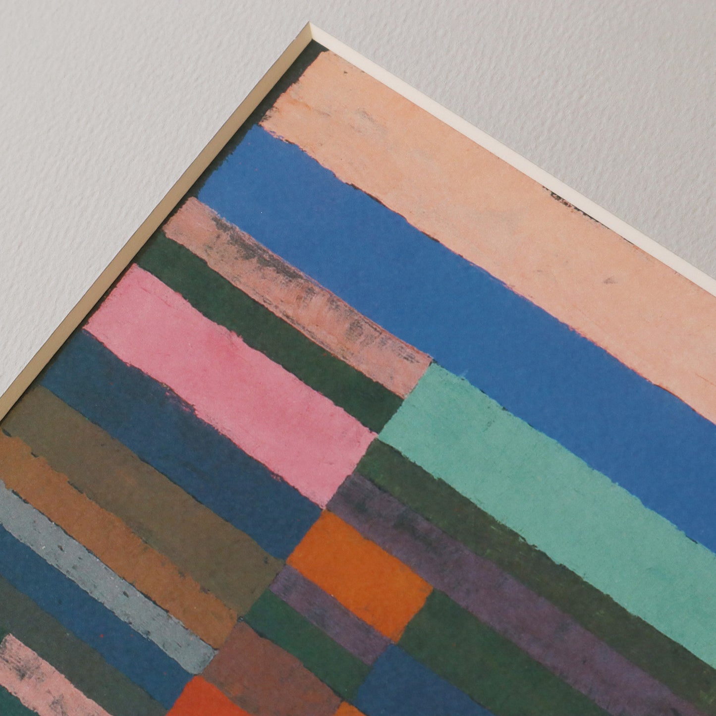 パウル・クレー「地層を個別化する尺度」アートポスター（フレーム付き） / Paul Klee “Individualized altimetry of stripes” Art Frame
