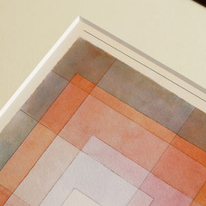 パウル・クレー「ポリフォニックに囲まれた白」アートポスター（フレーム付き）絵画・名画［額入り］3