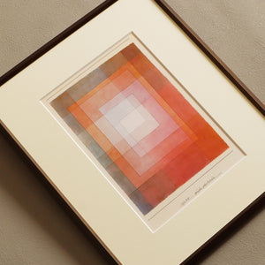 パウル・クレー「ポリフォニックに囲まれた白」アートポスター（フレーム付き）絵画・名画［額入り］5