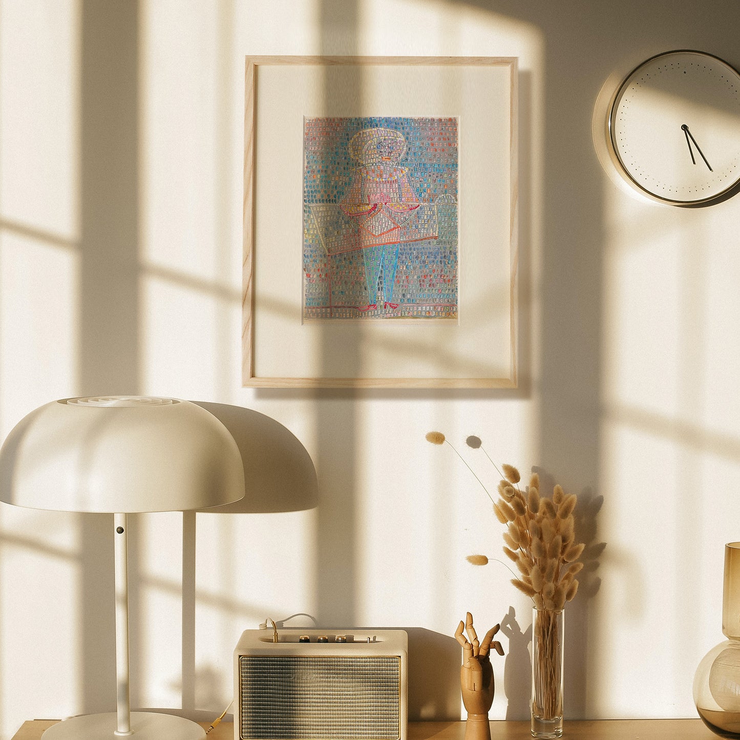 パウル・クレー「仮装した少年」アートポスター（フレーム付き） / Paul Klee “Boy in fancy dress” Art Frame