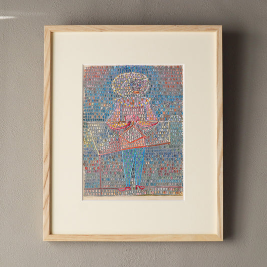 パウル・クレー「仮装した少年」アートポスター（フレーム付き） / Paul Klee “Boy in fancy dress” Art Frame