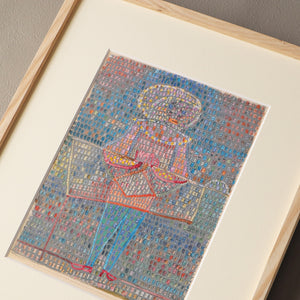 パウル・クレー「仮装した少年」アートポスター（フレーム付き）絵画・名画［額入り］2