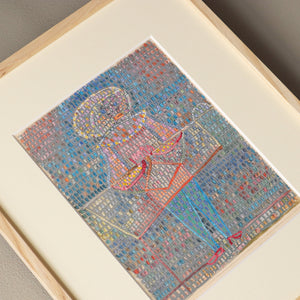 パウル・クレー「仮装した少年」アートポスター（フレーム付き）5