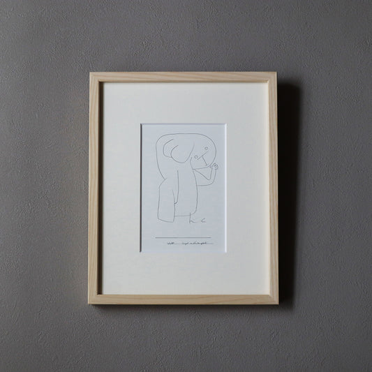 パウル・クレー「幼稚園の天使」アートポスター（フレーム付き） / Paul Klee “Engel im Kindergarten” Art Frame