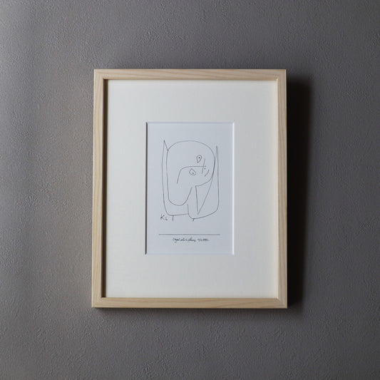 パウル・クレー「希望に満ちた天使」アートポスター（フレーム付き） / Paul Klee “Engel voller hoffnung” Art Frame