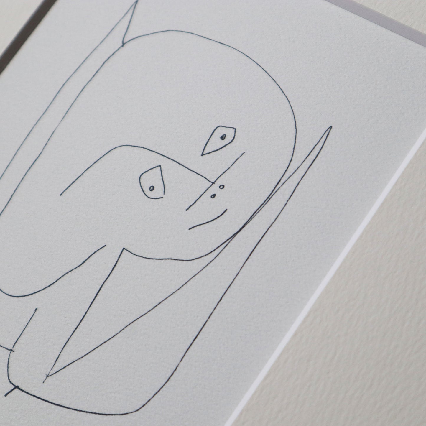 パウル・クレー「希望に満ちた天使」アートポスター（フレーム付き） / Paul Klee “Engel voller hoffnung” Art Frame