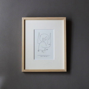パウル・クレー「鈴をつけた天使」アートポスター（フレーム付き）絵画・名画［額入り］1