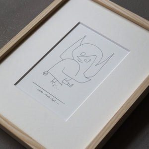 パウル・クレー「鈴をつけた天使」アートポスター（フレーム付き）絵画・名画［額入り］2