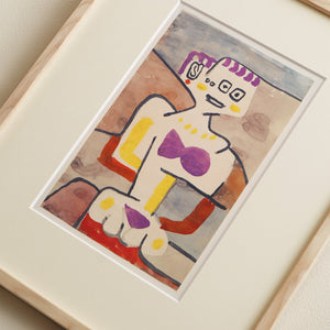 パウル・クレー「北の少女」アートポスター（フレーム付き）絵画・名画［額入り］2