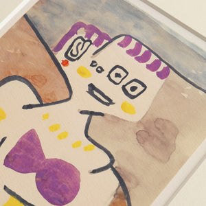 パウル・クレー「北の少女」アートポスター（フレーム付き）絵画・名画［額入り］3