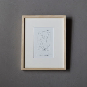 パウル・クレー「忘れっぽい天使」アートポスター（フレーム付き）絵画・名画［額入り］1