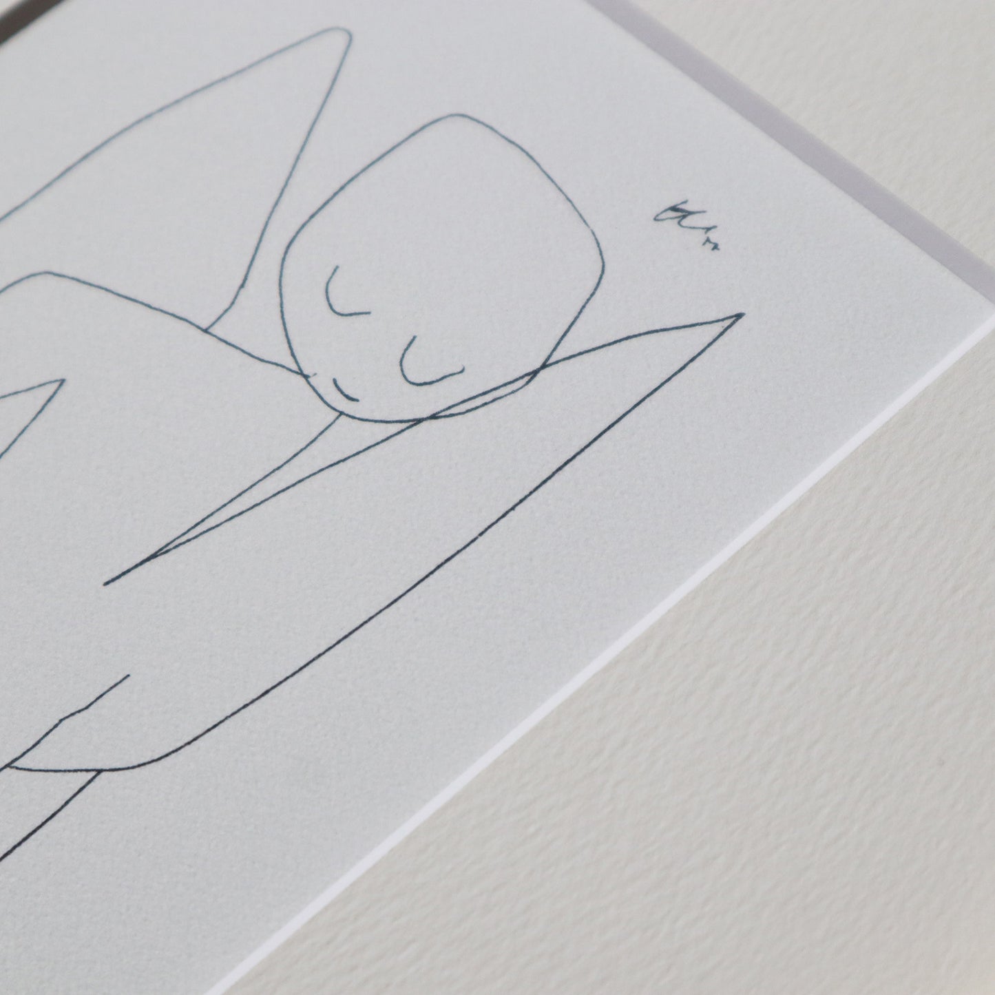 パウル・クレー「忘れっぽい天使」アートポスター（フレーム付き） / Paul Klee “Vergesslicher Engel” Art Frame
