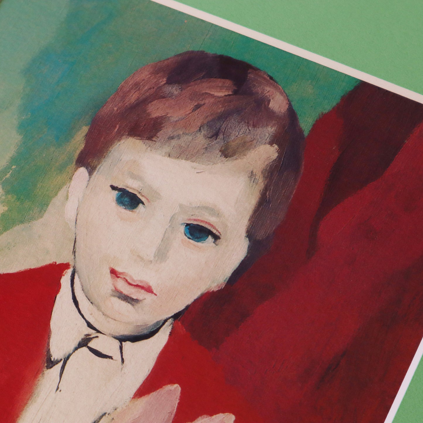 マリー・ローランサン 「ジルベール・ペトリデスの肖像」アートポスター（フレーム付き） / Marie Laurencin “Portrait de Gilbert Pétridès” Art Frame