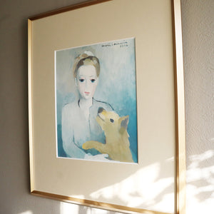 マリー・ローランサン 「エリアーヌ・ド・ボーモンの肖像」アートポスター（フレーム付き）絵画・名画［額入り］5
